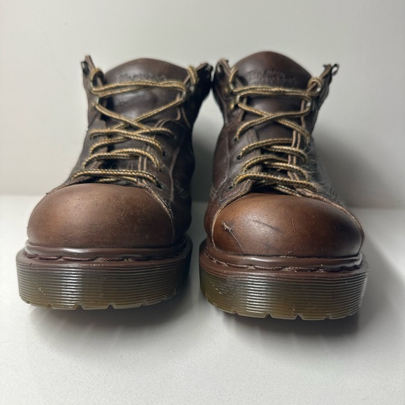 Vtg Dr. Martens 8287 Doc Chunky Grizzly Leather Combat Men’s Boots UK 12 US 13 - Picture 3 of 11